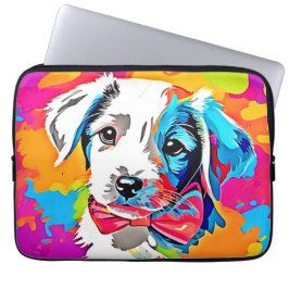 Popup Art Puppy Laptop Fodral