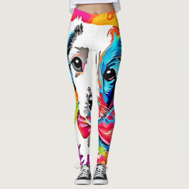 Popup Art Puppy Leggings