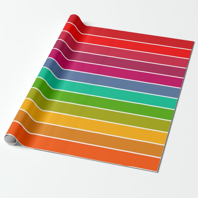 Popup Art Rand Presentpapper (Utrullad)