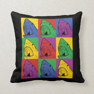 Popup Art Shark Kudde