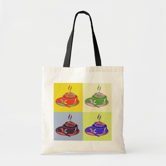 Popup Art Tote Bag Tygkasse (Framsidan)