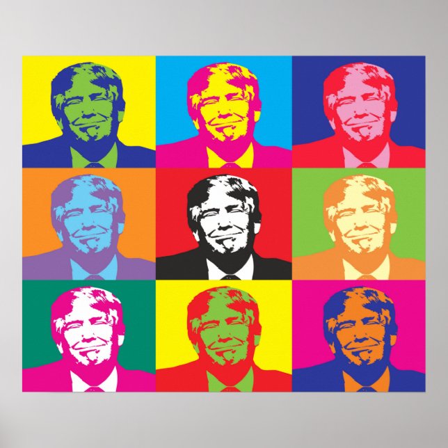 Popup Art Trump Poster (Framsidan)