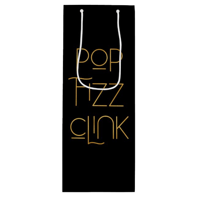 Popup-fizz Clink Elegant Typografi (Framsidan)