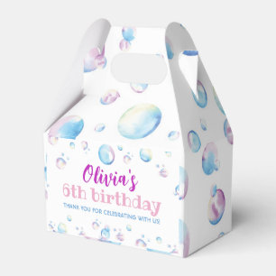 Popup-fönster för bubbelruta för Födelsedagsfest p Presentaskar