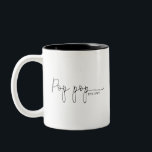 Popup-fönster har upprättats | Grandpa Gift Två-Tonad Mugg<br><div class="desc">Mugg har ett vackert skript med "est" och året! Det skulle ge henne en perfekt för fars dag, jul, födelsedag eller perfektens gravid för den oväntade överraskningen att den snart kommande popen kan använda för evigt! Byt färg i kopp-sladden till blått för en kommande pojke eller rosa för en kommande...</div>