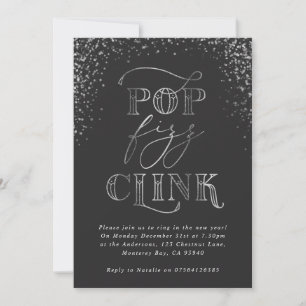 popup-julfest för fizz silver julkort