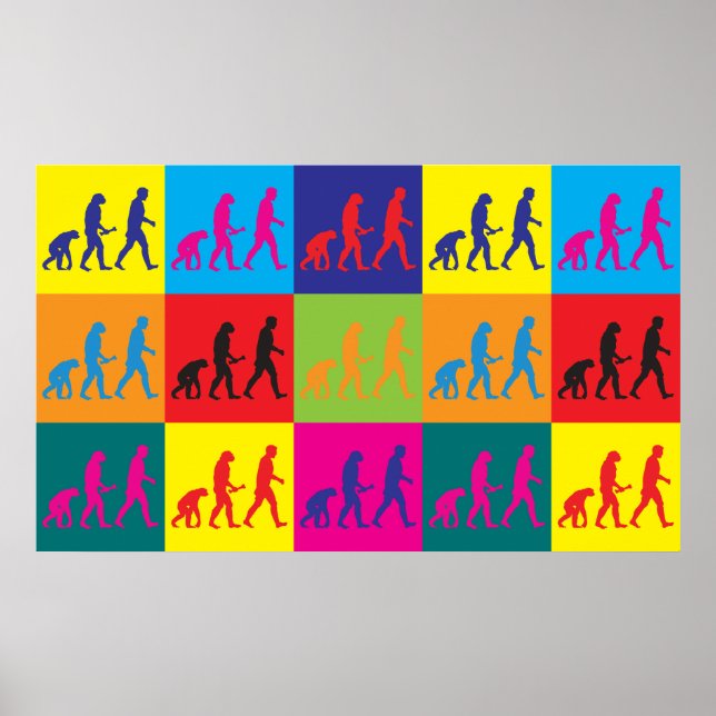 Popup-konst för evolutionär biologi poster (Framsidan)