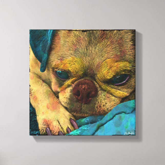 Popup-konst för tank canvastryck (Framsida)