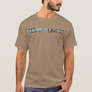 Popup-konst i hemmet t shirt