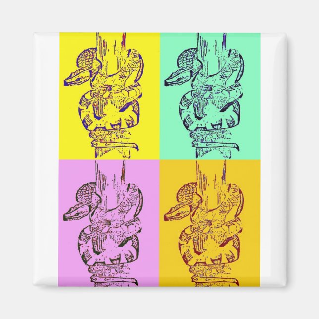 Popup-konst - ormar magnet (Framsidan)