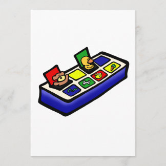 popup-leksak inbjudningar