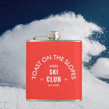 Popup on Slopes Après Ski Klubb Retro Red