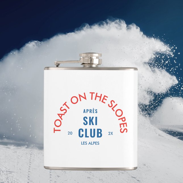 Popup på Slopes Après Ski Klubb Red & Blue Fickplunta (Skapare uppladdad)