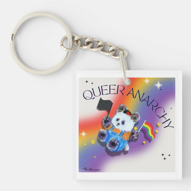 Popup-Pridet Panda Keychain (Framsidan)