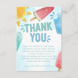 Popup - tackmeddelande för ditt kort