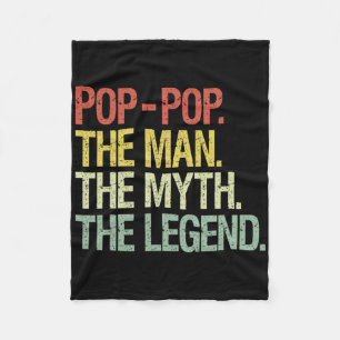 popup the man the Myth the Legend Far Gift Fleecefilt