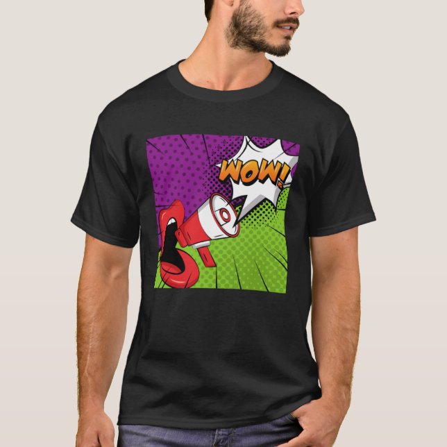 Popup-wow T Shirt (Framsida)