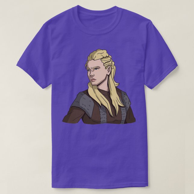 POPVERSE Vikings Lagertha Shield Maiden T Shirt (Design framsida)
