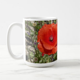 POPY FLOWERS KAFFEMUGG