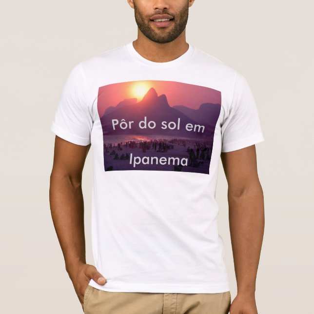 Pôr gör solenoid-em Ipanema Tee Shirt (Framsida)