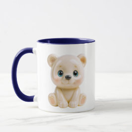 Porcelain Bear Charm Mugg