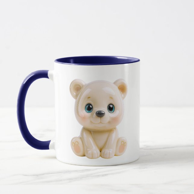 Porcelain Bear Charm Mugg (Vänster)
