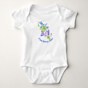 Porcelain Berries på en Baby Bodykostym T Shirt