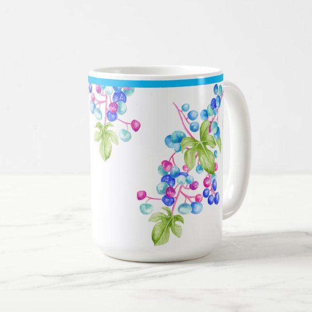 Porcelain Berries på en klassisk Mugg (Framsida höger)
