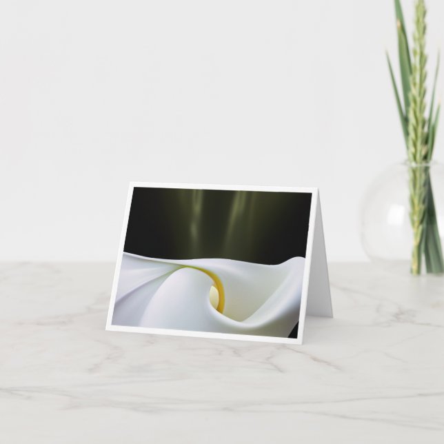 Porcelain Calla Note-kort Tack Kort (Framsida)