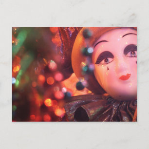Porcelain Clown Anpassningsbar Postcard Vykort