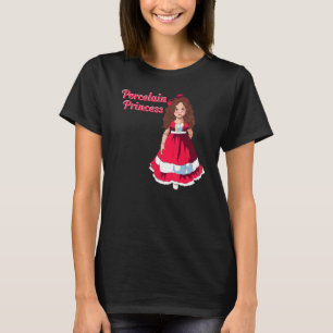 Porcelain Doll Bisque Chinese Antique Doll T Shirt