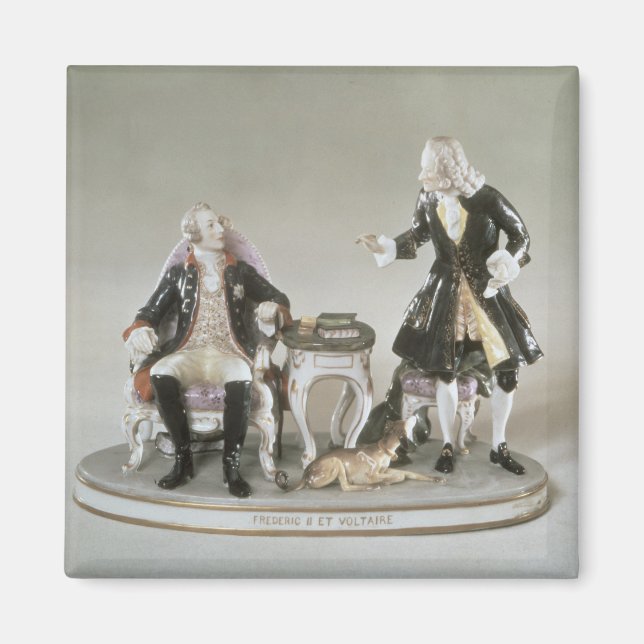 Porcelain figur of Frederick II of Prussia Magnet (Framsidan)