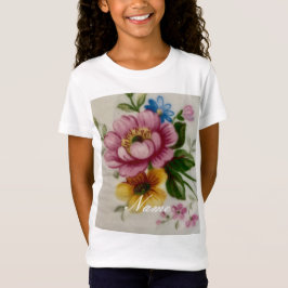 Porcelain Inspired Blommigt T Shirt