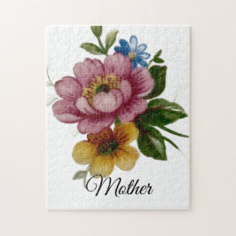 Porcelain Inspired Flora Puzzle Pussel