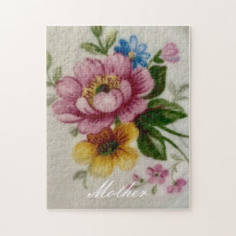 Porcelain Inspired Flora Puzzle Pussel