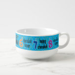 Porcelain Kopp för Soppa ’8 Nights Lycklig Hanukka<br><div class="desc">Porcelain Kopp för Soppa "8 Nights Lycklig Hanukkah" Njut!!!!! Tack för att du stannade och shoppade förbi. Mycket uppskattat!!!! Stil: Kopp för Soppa: Gör måltiden mer roligt med en anpassningsbar sopplam! soppa i ett porslinsformat mugg, anpassat med dina vackra design, foton eller roliga meningar. Du kan använda i mugg för...</div>