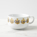 Porcelain Mugg Customize Personalize "Guld Dreidel<br><div class="desc">Anpassa din "Golden Dreidel" genom att ändra text. Välj ditt favoritteckensnitt stil, färg, storlek och text. Njut! Tack för att du stannade och shoppade förbi. Mycket uppskattat!!!! Stil: Soppa MugGör måltiden till mer roligt med en anpassningsbar sopplam! soppa i ett porslinsformat mugg, anpassat med dina vackra design, foton eller roliga...</div>