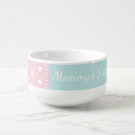 Porcelain Mugg personalize "Rosa Baby Kopp för Sop