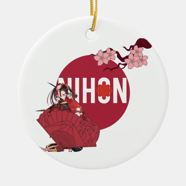 Porcelain Pitcher Julgransprydnad Keramik (Framsidan)