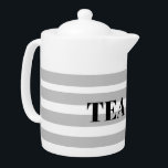 Porcelain Tea Pot - Grått Ringar<br><div class="desc">Jag har lämnat det så att ni antingen kan ändra texten,  ta bort allt tillsammans eller lämna som det är.</div>