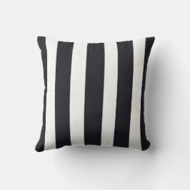 Porch Dekorativ kudde Elegant Black & White Rand
