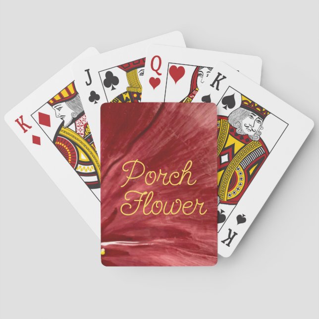Porch Flower / Original / Casinokort (Baksidan)