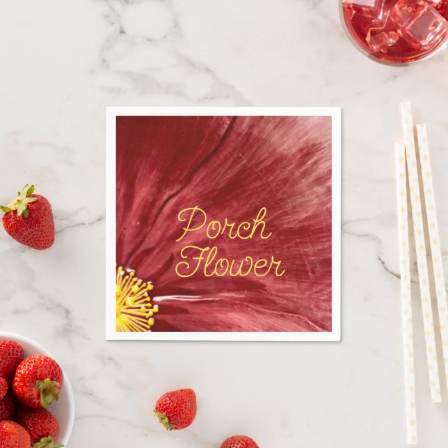 Porch Flower / Original / Pappersservett (Insitu)