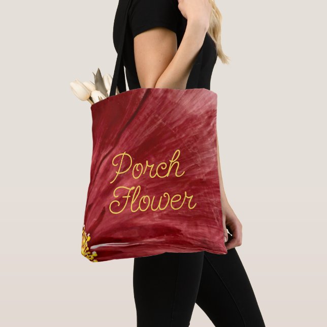 Porch Flower / Original / Tygkasse (Närbild)