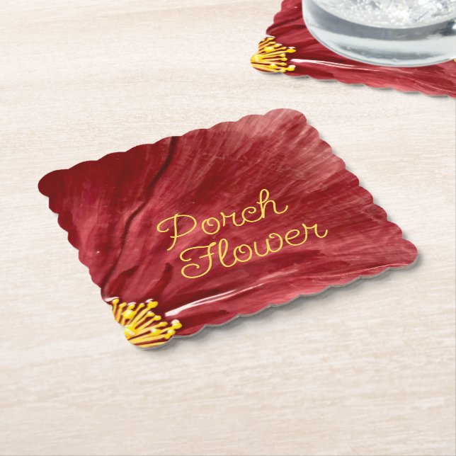 Porch Flower / Original / Underlägg Papper (Vinklad)