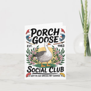 Porch Goose Social Club Gotta Go Klänning Min Gås Kort
