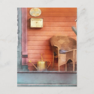 Porch med brassvatten kan vykort