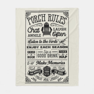 Porch Regler Fleecefilt