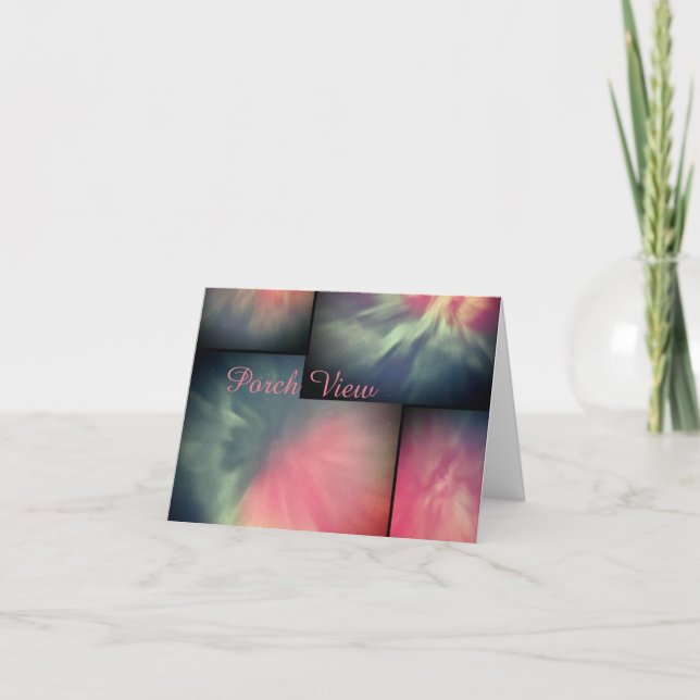 Porch View / Corona / Anteckningskort (Framsida)