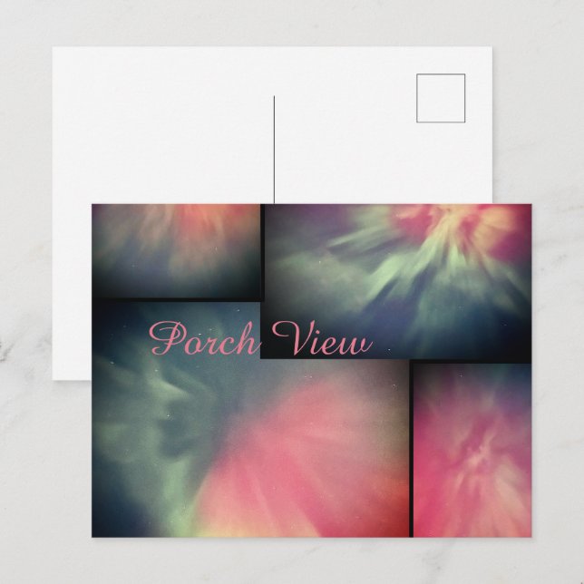Porch View / Corona / Vykort (Fram/baksida)